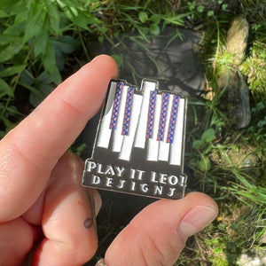 Play It Leo! Designs Enamel Pin